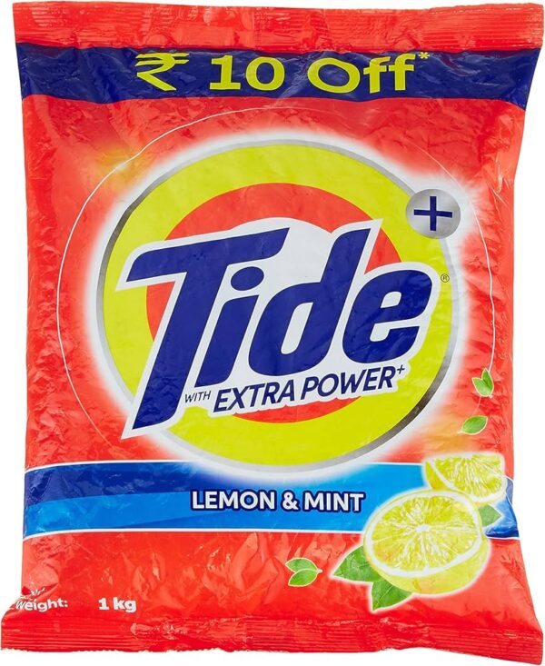 Tide Extra Power Lemon & Mint Detergent Powder Nirma