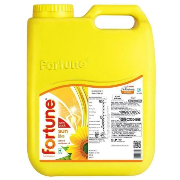 Fortune Sun Lite Food Oil Jar 15 Lr
