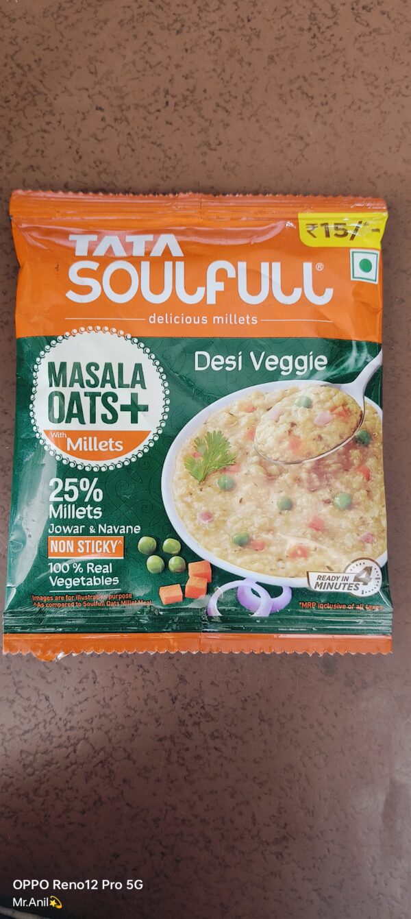 Tata Masala Oats Desi Veggie