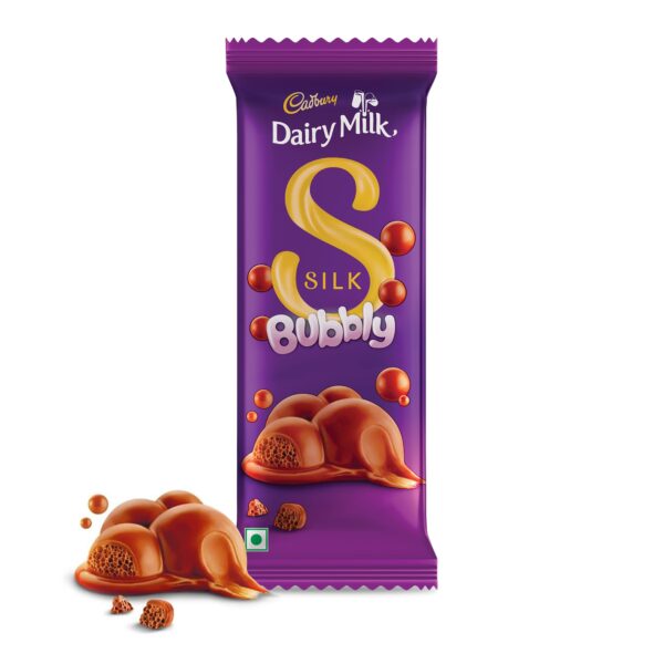 CAdbury Dairy Milk Silk Bubbly 120g