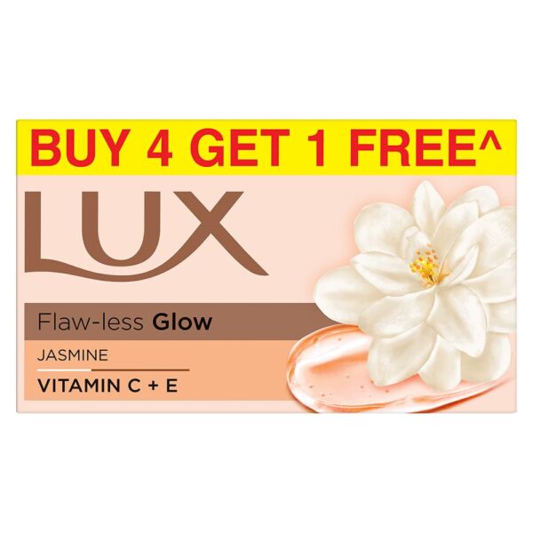 Lux Soap 100g Pack of 4 + 1 Free With Free Body Wash
