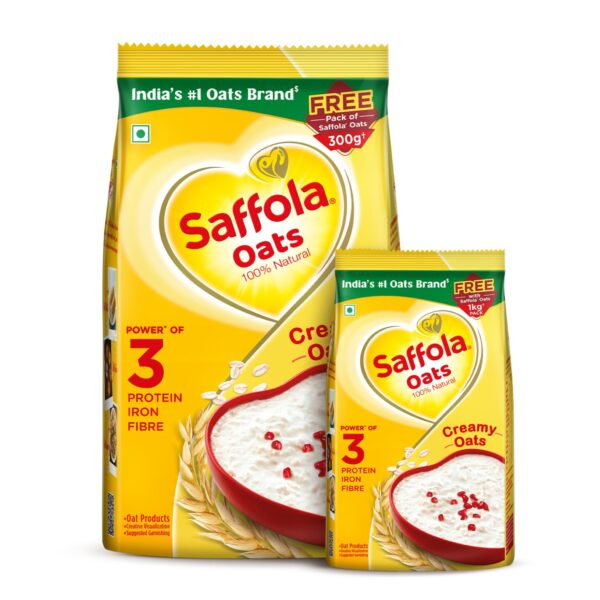 Saffola Oats 1Kg + 300g Free