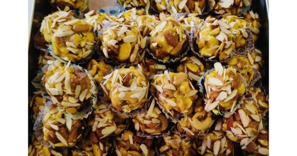Dry Fruit Laddu with Pineapple Flavour