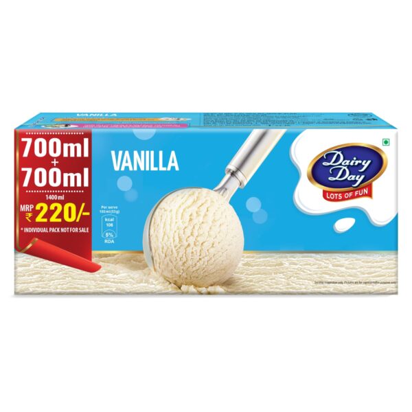Vanilla Value Pack Buy 1 Get 1 Free 700ml + 700ml